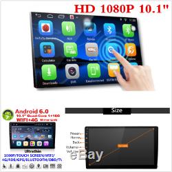 10.1 2Din Touch Screen Quad-Core Car Stereo Radio GPS Mirror Link Android 6.0