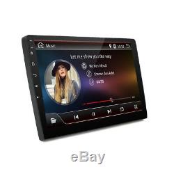 10.1 2Din Touch Screen Quad-Core Car Stereo Radio GPS Mirror Link Android 6.0