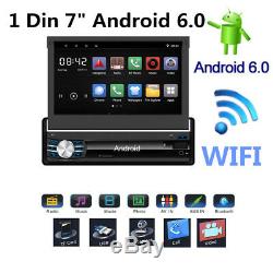 1080P 7 Android 6.0 1 DIN Car Video Player Radio Stereo Head Unit GPS Nav WIFI
