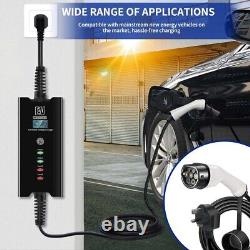 10M Cable EV Charging Type 2 3 Pin UK Plug Electric Vehicle Car Charger 8/10/13A