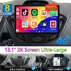 13.1 2K For Ford Transit Custom Android 14 Apple CarPlay Radio Stereo Head Unit