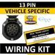 13 Pin Towbar Wiring Kit for Ford Custom 2012 to 2016 2.2ltr Electrics Specific