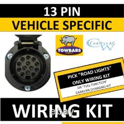 13 Pin Towbar Wiring Kit for Ford Custom 2012 to 2016 2.2ltr Electrics Specific