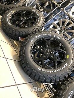 16 Alloy Wheels Ford Transit Custom Bfg All Terrain Tyres Gloss Black