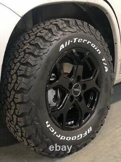 16 Alloy Wheels Ford Transit Custom Bfg All Terrain Tyres Gloss Black