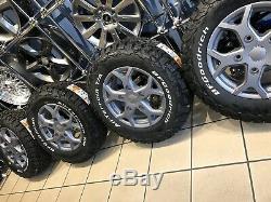 16 Alloy Wheels Ford Transit Custom Bfg All Terrain Tyres Matt Carbon