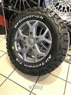 16 Alloy Wheels Ford Transit Custom Bfg All Terrain Tyres Matt Carbon