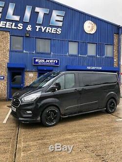 16 Alloy Wheels Ford Transit Custom Bfg All Terrain Tyres Matt Carbon