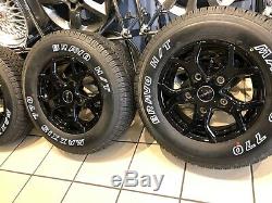 16 Alloy Wheels Ford Transit Custom Maxxis All Terrain Tyres Gloss Black Camper