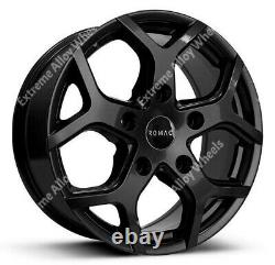 16 Black Cobra Alloy Wheels For Ford Transit + BF Goodrich All Terrain Tyres