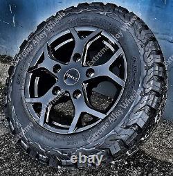 16 Black Cobra Alloy Wheels Ford Transit Swamper Style + BF Goodrich Tyres