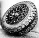16 Black Swamper Alloy Wheels For Ford Transit Custom Sport + BF Goodrich KO2