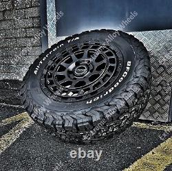 16 Black Swamper Alloy Wheels For Ford Transit Custom Sport + BF Goodrich KO2