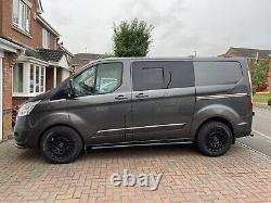 16 Black Swamper Alloy Wheels For Ford Transit Custom Sport + BF Goodrich KO2
