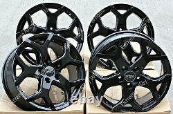 16 Black Viper Alloy Wheels Commercially Load Rated For Ford Transit Van 5X160