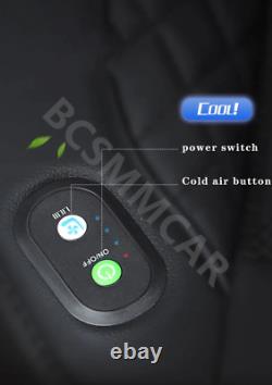 16 Fan Car Seat Cover Cool Air Ventilation Cooling Cushion Cooler For Summer