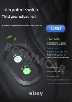 16 Fan Car Seat Cover Cool Air Ventilation Cooling Cushion Cooler For Summer