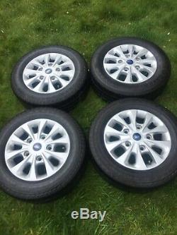 16 Ford Transit Gloss Black Mk8 Mk7 Mk6 Limited Alloy Wheels 215 65 16 Tyres