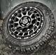 17 Black Swamper Alloy Wheels Fo Ford Transit Custom Sport + All Terrain Tyres