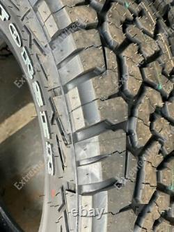 17 Black Swamper Alloy Wheels Fo Ford Transit Custom Sport + All Terrain Tyres