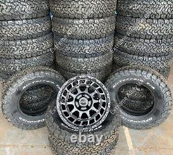 17 Black Swamper Alloy Wheels Ford Transit 350 + BF Goodrich KO2 Tyres