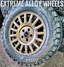 17 Bronze Colt Alloy Wheels Fit Ford Transit Mk6 Mk7 Mk8 Van+ BF Goodrich Tyres