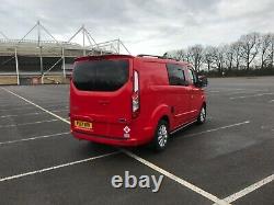 17 Ford Transit Custom Red Swb Euro 6 2.0 Tdci Camper Van Motorhome Fsh No Vat