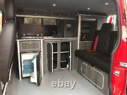 17 Ford Transit Custom Red Swb Euro 6 2.0 Tdci Camper Van Motorhome Fsh No Vat