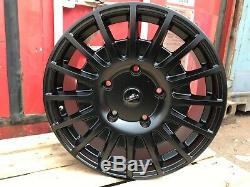 18 Black M Sport Alloy Wheels 2454518 XL Tyres Ford Custom Van Kombi Transit