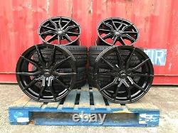 18 Black M Sport Aluwerks Alloy Wheels Tyres Ford Custom Van Kombi Transit new