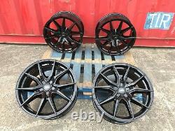 18 Black M Sport Aluwerks Alloy Wheels Tyres Ford Custom Van Kombi Transit new