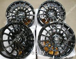 18 Black Sport Alloy Wheels Commercially Load Rated For Ford Transit Van