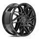 18 Black ZX10 Alloy Wheels For Ford Transit Commercially Rated 1100kg 20132022