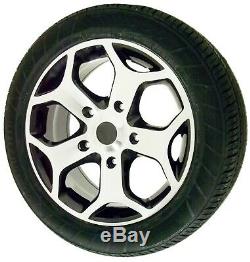 18 Gloss Black Alloy Wheels Tyres Ford Transit ST Van Load Rated 2554518 MK8