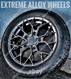 18 Gm Venom Alloy Wheels Ford Transit Custom Sport Van + Avon All Terrain Tyre