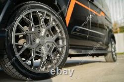 18 Gunmetal RTX Alloy Wheels Ford Ford Transit Custom Sport Van + Camper 2013