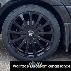 18 New 2024 Transit Custom Wolfrace Renaissance G/blk L/r1150kg Alloys & Tyres