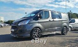 18 Wolfrace Assassin TRS Alloy Wheels & Tyres Fit Ford Transit & Custom