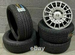 18dark Silver/grey Sport Ford Transit/custom Alloy Wheels L Rated Van -st tyres