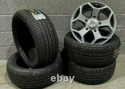 18gloss grey Ford Transit Alloy Wheel-Commercial Van MK7/MK8-st custom tyres