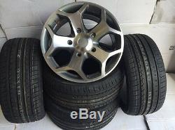 18grey pol Ford Transit Alloy Wheels-Commercial Van MK6 /MK7/MK8-st with tyres