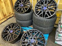 19 Ford Transit Custom Alloy Wheels Rsv Aluwerks T Sport Black Alloys +tyres
