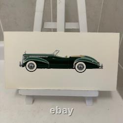 1940 Packard Custom Super 8 Convertible Victoria Car Illustration Art Drawing