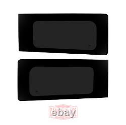 2 x Ford Transit CUSTOM Side Windows Transit Mk8 windows WITH FIT KIT AND TRIM