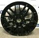 20 Gloss Black Mesh 1100kg Load Rated Alloy Wheels & Tyres Ford Transit Custom