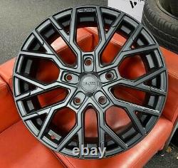 20 Velare Vlr-t Alloy Wheels Onyx Black Fit Ford Transit And Transit Custom