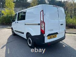 2013 63 Ford Transit Custom Crew Van 290 2.2 Tdci Eco-tech Aircon 113k No Vat