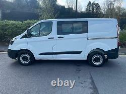 2013 63 Ford Transit Custom Crew Van 290 2.2 Tdci Eco-tech Aircon 113k No Vat