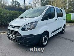 2013 63 Ford Transit Custom Crew Van 290 2.2 Tdci Eco-tech Aircon 85k No Vat