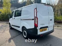 2013 63 Ford Transit Custom Crew Van 290 2.2 Tdci Eco-tech Aircon 85k No Vat